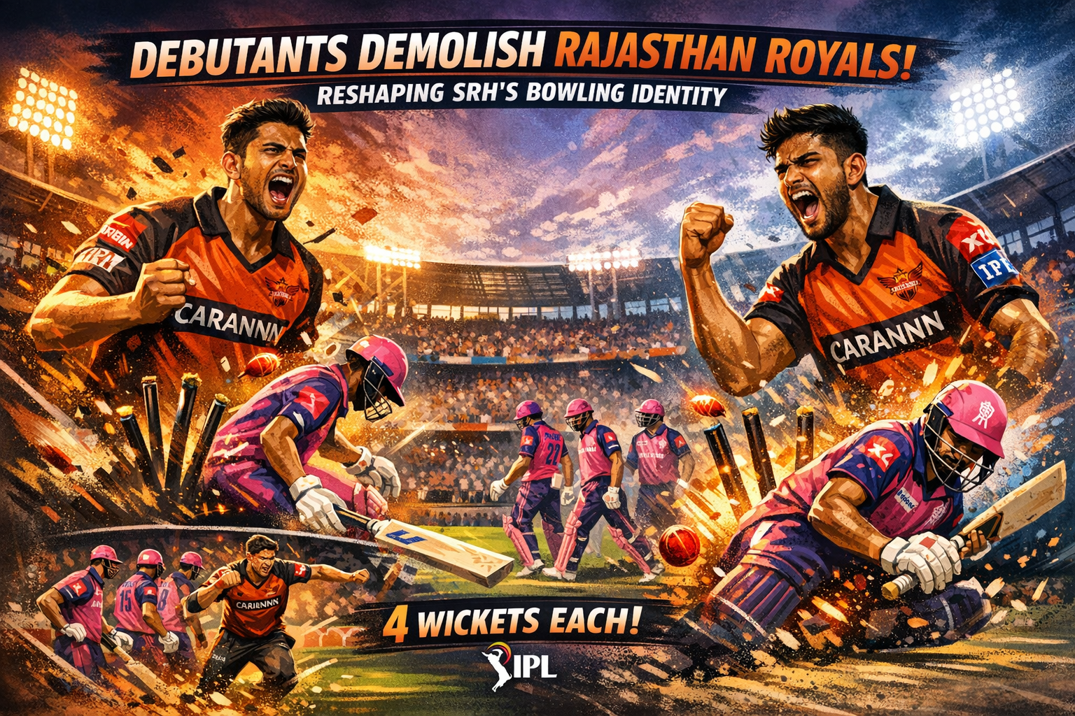 Two Debutants Demolish Rajasthan Royals, Reshaping SRH's Bowling Identity